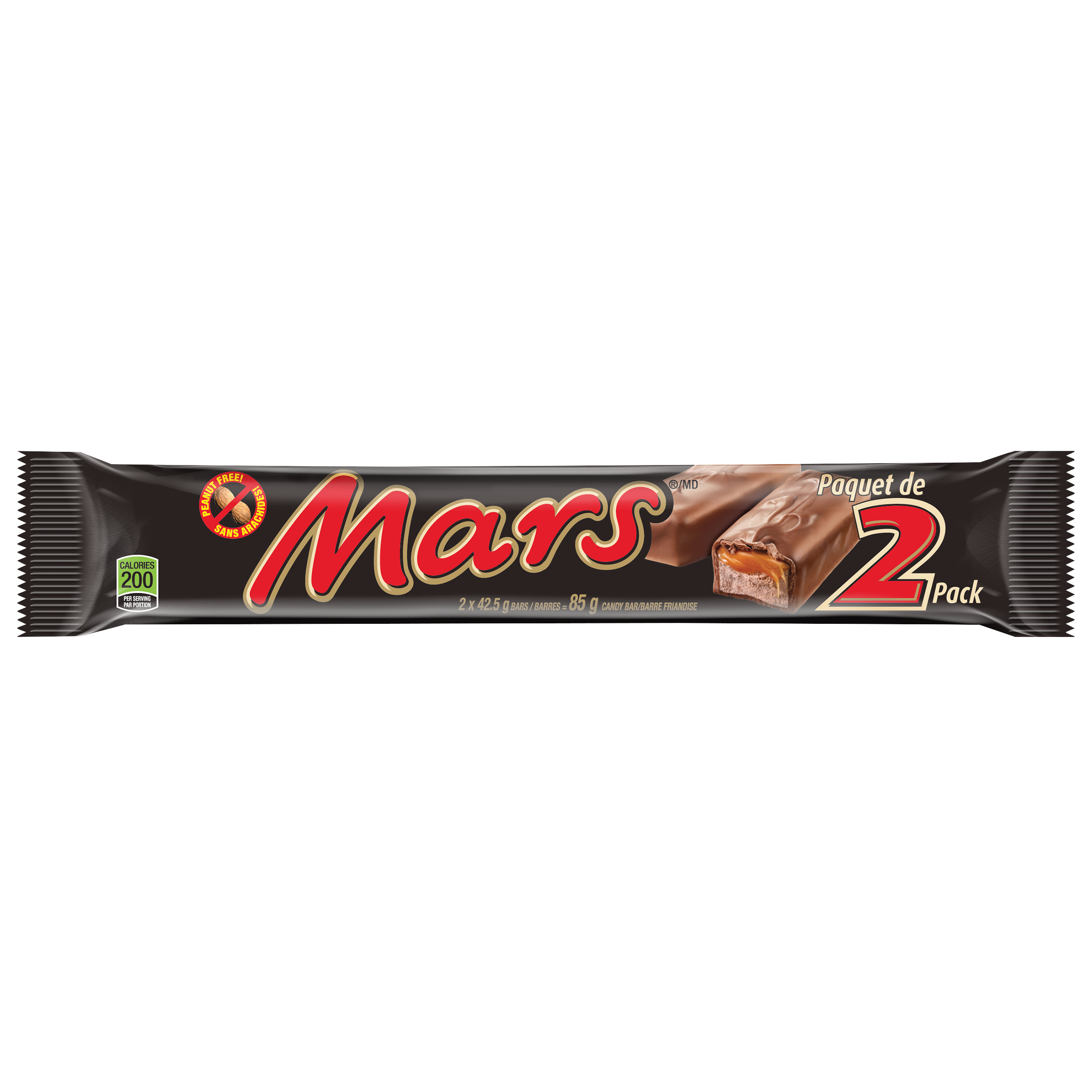 Emballage de 2 barres MARS, 85 g